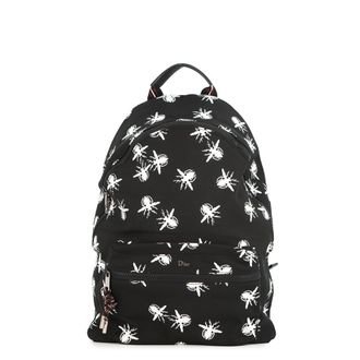 Dior Black White Nylon Backpack (Pre-Owned)
