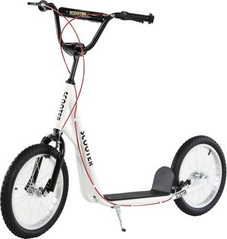 OEM Scooter Patinete Para Ni&ntilde;os +5 A&ntilde;os Y Adolescentes Con Manillar Ajustable En Altura 2 Neum&aacute;ticos De Caucho Inflable Con Doble Freno Y Ruedas 16 Carga 