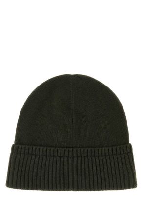 Moncler HAT Virgin Wool Blend Beanie - Green