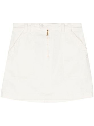 A.P.C. Sarah denim mini skirt - White