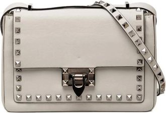 Valentino Pre-owned Cross Body Bags, female, Gray, Size: ONE SIZE Pre-owned Crossbody Bag