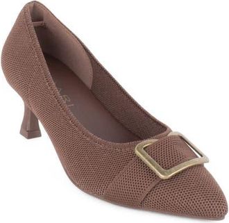 Elie Tahari Canterbury Kitten Heel Pump in Brown at Nordstrom, Size 6.5