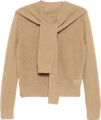 JNBY Gedrapeerd vest - Bruin