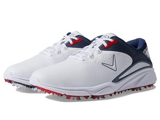 Callaway Coronado V3 Golf Shoes Mens Shoes White/Blue/Red : 10.5 D - Medium, Leather