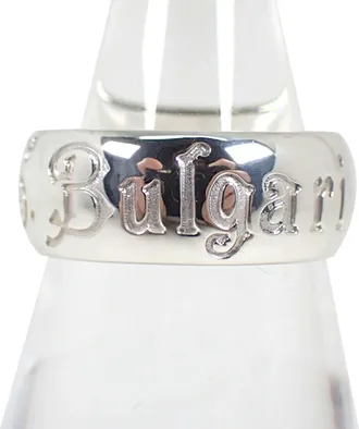 Bulgari Sterling Silver 925 Band Ring (Pre-Owned)