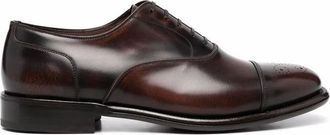 Ferragamo Perforated-Design Oxford Shoes
