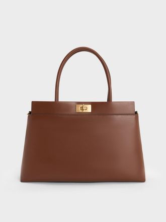 Charles & Keith Lennie Top Handle Satchel Bag