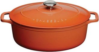 Chasseur Cacerola Ovalada De Hierro Fundido De 29 Cm, Color Casta&ntilde;o - Puc472999 - Chasseur