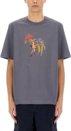 Paul Smith Grey Crew Neck T-Shirt