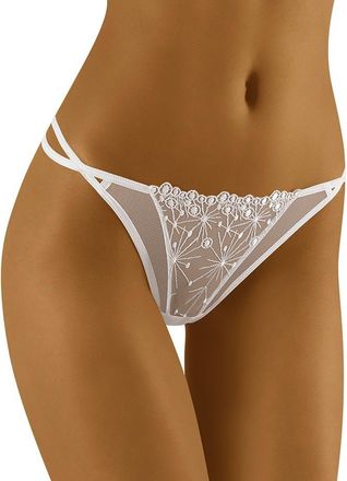 Wolbar Womens Sexy Shorts-Thongs Lace Low Waist Panties Briefs WB119, White,M