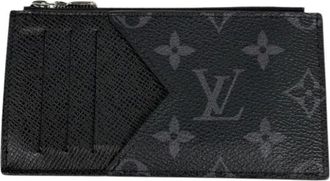 Louis Vuitton Pre-owned Wallets, male, Black, Size: ONE SIZE Pre-owned Taigarama Card Case