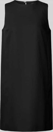 Max Mara Minikleid aus Baumwoll-Leinen-Mix Modell RACER in Black, Gr&ouml;&szlig;e 44