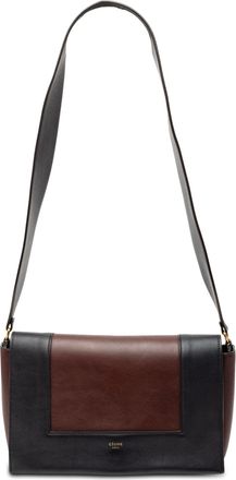 Celine Pre-owned Womens Medium Shiny Smooth Calfskin Frame Shoulder Bag - Black Leather - One Size