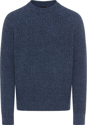 Boss Orange by Hugo Boss Strickpullover BOSS ORANGE Klacier, Herren, Gr. XXL, open blau495, Strick, Obermaterial: 40% Schurwolle, 40% Wolle, 20% Polyamid, unifarben, relaxed f