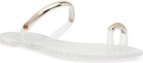 Dolce Vita Ivonna Toe Loop Sandal in Clear at Nordstrom Rack, Size 10