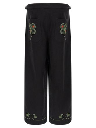 Bode Lucky Draw Trousers - Black