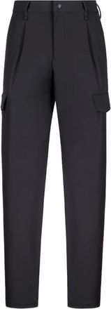 People of Shibuya Broeken, Heren, Zwart, M, Cargo broek met ergonomische snit in technische stof