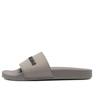 Balenciaga (WMNS) Balenciaga Pool Slides Grey Rubber 565547W1S801010