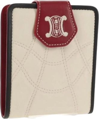 Celine Pre-owned Wallets, female, Multicolor, Size: ONE SIZE Pre-owned Vintage Leather Wallet