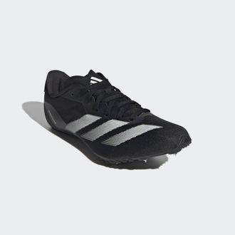 adidas Laufschuh ADIDAS PERFORMANCE ADIZERO SPRINTSTAR SPIKE, Damen, Gr. 41, schwarz (core schwarz, zero metallic, cloud wei&szlig;), Synthetik, Textil, Schuhe Lau