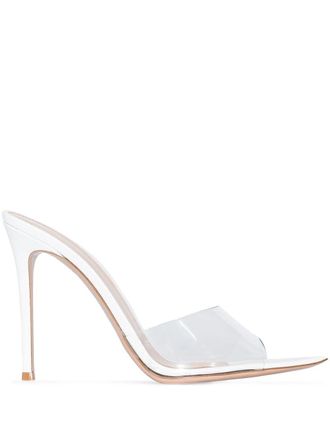 Gianvito Rossi Elle slip-on sandals - White