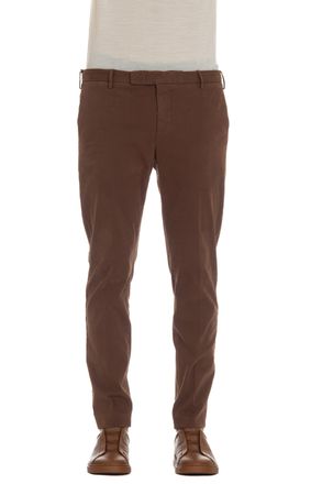 Pantaloni Torino Dieci Fit Cotton Satin Trousers