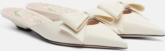 Valentino Garavani Bow-detail leather mules