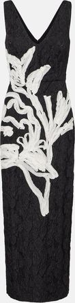Erdem Floral jacquard midi dress