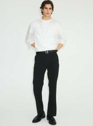 H&M Four-way Stretch Chinos in Black at Nordstrom, Size 34