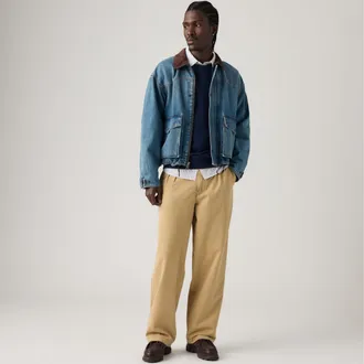 Levi's XX Chino Baggy Pleated Pants - Mens - 28X32 - Beige / Harvest Gold Twill