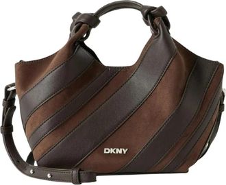DKNY Paula Small Commuter Tote - Dames - Shoppers - Bruin - ONE Size - Tassen