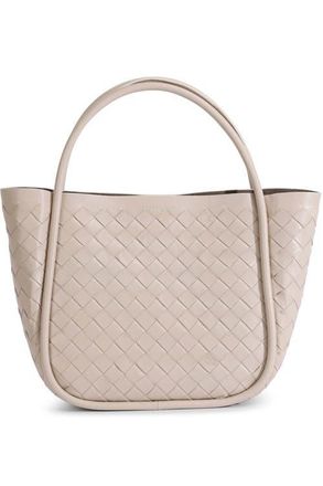 FURNIQ Portland Woven Leather Top Handle Bag in Beige at Nordstrom