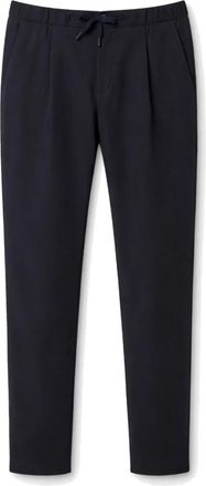Herno Easy Wool Broeken - Heren - Slim Fit Broeken - Blauw - 2XL - Wol - Broeken