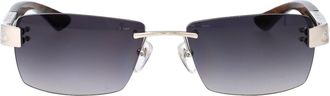 Maybach Eyewear Squared Sunglasses The Character Ii Pa Ww Z15