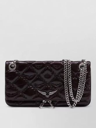 Zadig&Voltaire rock ii leather quilted chain shoulder bag