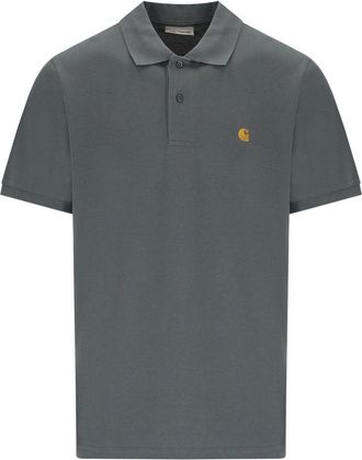 Carhartt Work in Progress POLO S/S CHASE COZY BLUE CARHARTT WIP