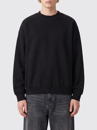 Fear of God Felpa girocollo in misto cotone con stampa slogan e spalle cadute