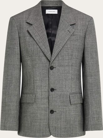 Ferragamo Uomo Blazer monopetto Grigio