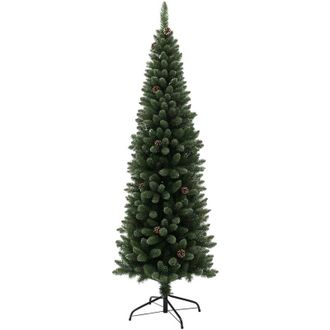 HOMCOM &Aacute;rbol De Navidad 180 Cm &Aacute;rbol De Navidad Artificial Con 618 Ramas 30 Pi&ntilde;as Y Soporte De Metal &Aacute;rbol Navide&ntilde;o Para Sal&oacute;n Interior Verde