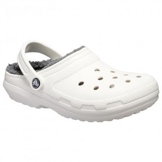 Crocs Classic Lined Clog Sandalen - Unisex | weiß