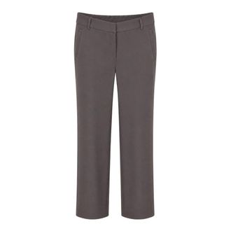 2-Biz Straight Pantaloni - - Trousers - Donna - Marrone - L