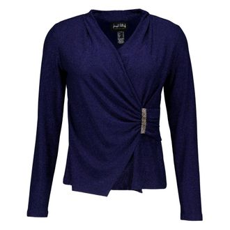 Joseph Ribkoff Long Sleeve T-Shirts, female, Blue, S, Navy Blue Tops 253789