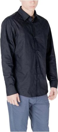 A|X Armani Exchange Heren, Overhemden, Blauw, Maat: XS Katoen