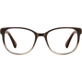 Kate Spade New York lyssa 51mm square optical glasses in Brown at Nordstrom