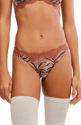 Free People Fiona Thong in Zebra at Nordstrom, Size X-Small