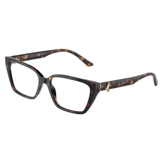 Jimmy Choo London Glasses, unisex, Brown, Size: 53 MM Jc3008 Cat Eye Frame