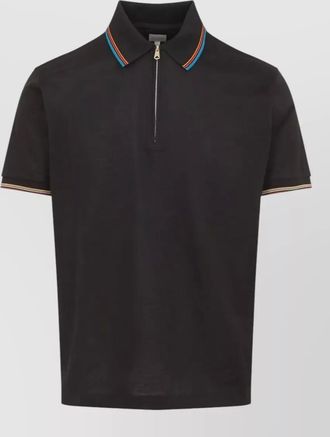 Paul Smith mens polo shirt stripe trim detail