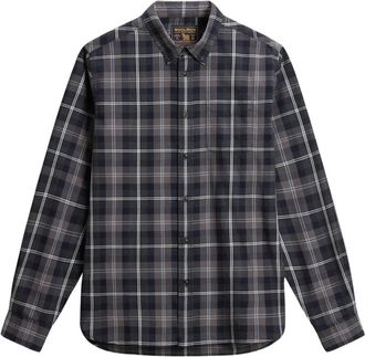 Woolrich Overhemden, Heren, Grijs, XL, Casual Shirt