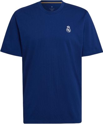 adidas Real Q2 Hc Tee Casual Sports Real Madrid Soccer/Football Short Sleeve Blue H59049