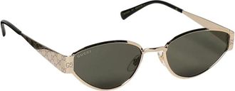 Gucci Accessoires, Dames, Grijs, ONE Size, Cat Eye Zonnebrillen